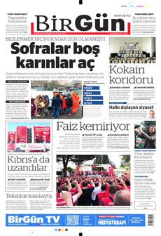 BİRGÜN 16 Ekim 2025 gazete manşeti