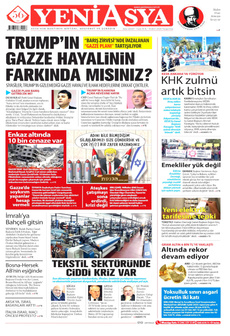 YENİ ASYA 16 Ekim 2025 gazete manşeti