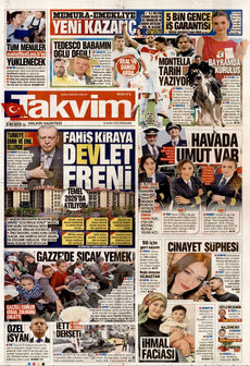 TAKVİM 16 Ekim 2025 gazete manşeti