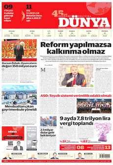 DÜNYA 16 Ekim 2025 gazete manşeti