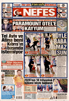 NEFES 17 Ekim 2025 gazete manşeti