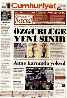 CUMHURİYET 17 Ekim 2025 gazete manşeti