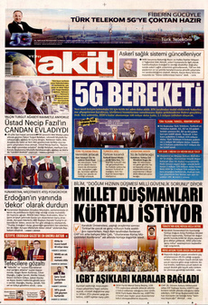YENİ AKİT 17 Ekim 2025 gazete manşeti