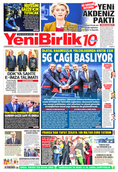YENİBİRLİK 17 Ekim 2025 gazete manşeti