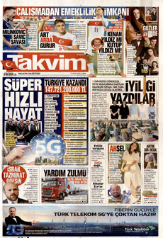 TAKVİM 17 Ekim 2025 gazete manşeti