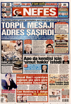 NEFES 18 Ekim 2025 gazete manşeti