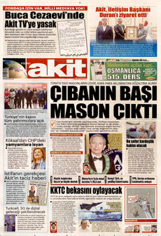 YENİ AKİT 18 Ekim 2025 gazete manşeti