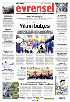 EVRENSEL 18 Ekim 2025 gazete manşeti