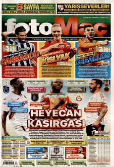 FOTOMAÇ 18 Ekim 2025 gazete manşeti