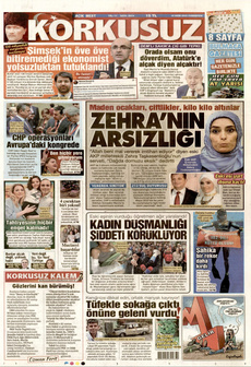 KORKUSUZ 18 Ekim 2025 gazete manşeti