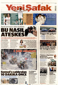 YENİ ŞAFAK 19 Ekim 2025 gazete manşeti