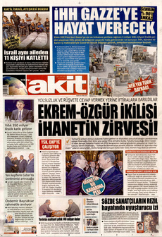 YENİ AKİT 19 Ekim 2025 gazete manşeti