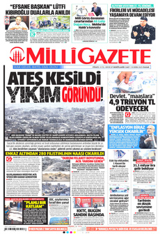 MİLLİ GAZETE 19 Ekim 2025 gazete manşeti
