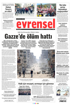 EVRENSEL 19 Ekim 2025 gazete manşeti