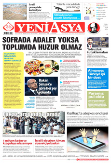 YENİ ASYA 19 Ekim 2025 gazete manşeti