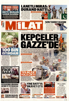 MİLAT 19 Ekim 2025 gazete manşeti