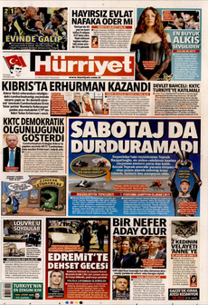 HÜRRİYET 20 Ekim 2025 gazete manşeti