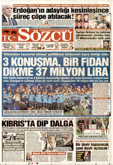 SÖZCÜ 20 Ekim 2025 gazete manşeti