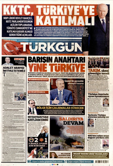 TÜRKGÜN 20 Ekim 2025 gazete manşeti