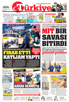 TÜRKİYE GAZETESİ 20 Ekim 2025 gazete manşeti
