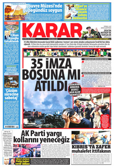 KARAR 20 Ekim 2025 gazete manşeti