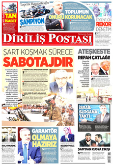 DİRİLİŞ POSTASI 20 Ekim 2025 gazete manşeti
