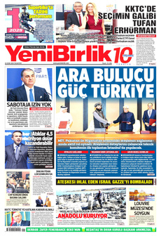 YENİBİRLİK 20 Ekim 2025 gazete manşeti
