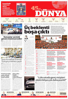 DÜNYA 20 Ekim 2025 gazete manşeti