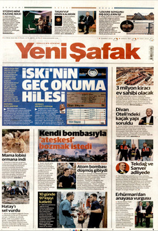 YENİ ŞAFAK 21 Ekim 2025 gazete manşeti