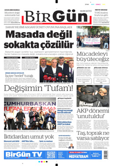 BİRGÜN 21 Ekim 2025 gazete manşeti