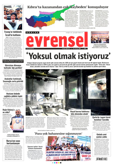EVRENSEL 21 Ekim 2025 gazete manşeti