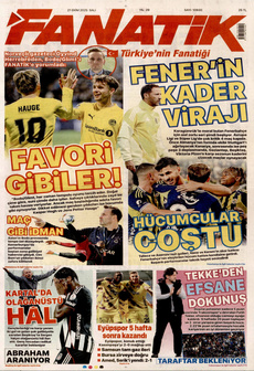 FANATİK 21 Ekim 2025 gazete manşeti