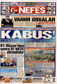 NEFES 22 Ekim 2025 gazete manşeti