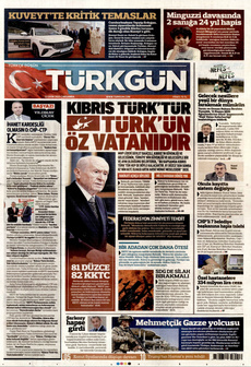 TÜRKGÜN 22 Ekim 2025 gazete manşeti