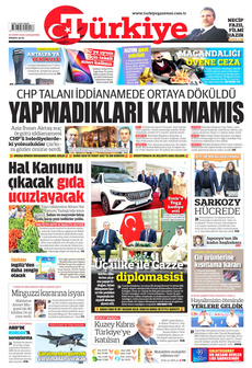 TÜRKİYE GAZETESİ 22 Ekim 2025 gazete manşeti