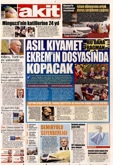 YENİ AKİT 22 Ekim 2025 gazete manşeti