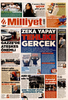 MİLLİYET 22 Ekim 2025 gazete manşeti