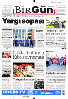 BİRGÜN 22 Ekim 2025 gazete manşeti