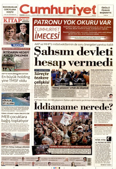 CUMHURİYET 23 Ekim 2025 gazete manşeti