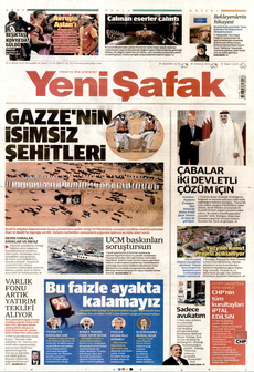 YENİ ŞAFAK 23 Ekim 2025 gazete manşeti