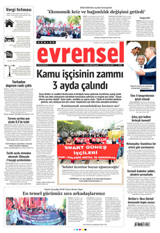 EVRENSEL 23 Ekim 2025 gazete manşeti
