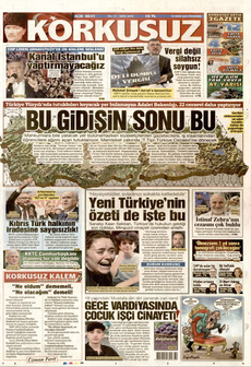 KORKUSUZ 23 Ekim 2025 gazete manşeti