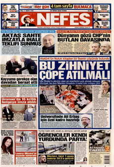 NEFES 24 Ekim 2025 gazete manşeti