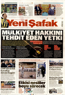 YENİ ŞAFAK 24 Ekim 2025 gazete manşeti
