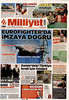 MİLLİYET 24 Ekim 2025 gazete manşeti