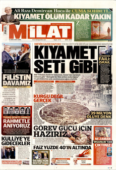 MİLAT 24 Ekim 2025 gazete manşeti