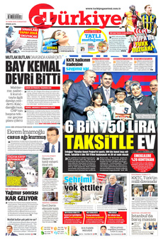 TÜRKİYE GAZETESİ 25 Ekim 2025 gazete manşeti