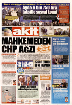 YENİ AKİT 25 Ekim 2025 gazete manşeti