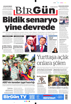 BİRGÜN 25 Ekim 2025 gazete manşeti