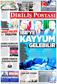 DİRİLİŞ POSTASI 25 Ekim 2025 gazete manşeti